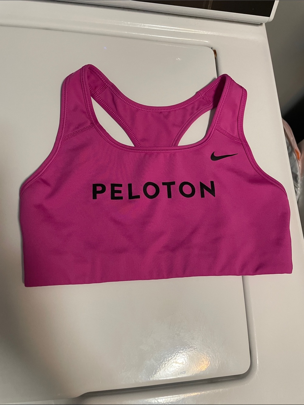 Peloton Hot Pink Racerback Sports Bra